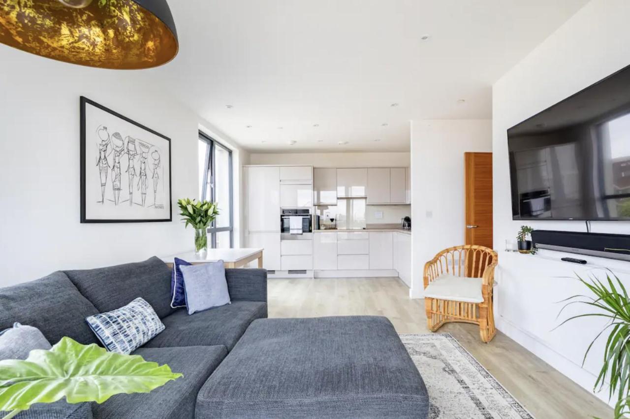 Modern 1 Bed L City Views L Work Space London Exterior foto